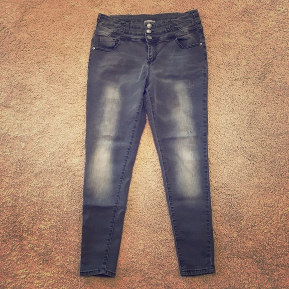 Rue21 Denim - Black High Waisted Skinny Jeggings
